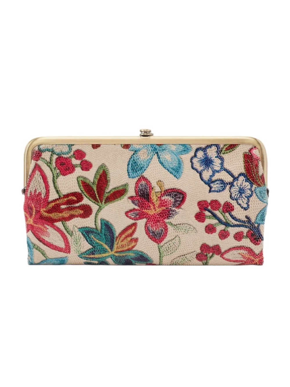 Hobo Lauren Clutch Wallet in Floral Print